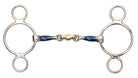 Shires Blue Sweet Iron Two Ring Gag With Lozenge - Just Horse Riders
