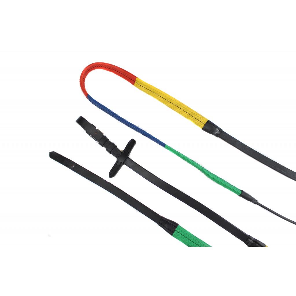 Gallop Equestrian Rainbow Reins - Just Horse Riders