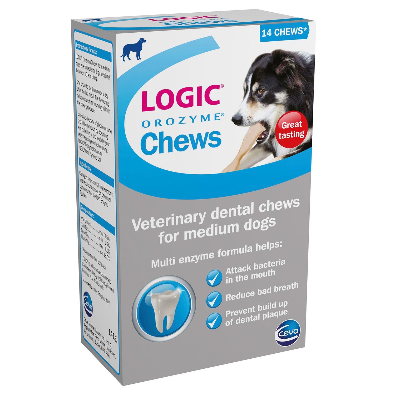 Logic Orozyme Chews For Medium Dogs - Just Horse Riders