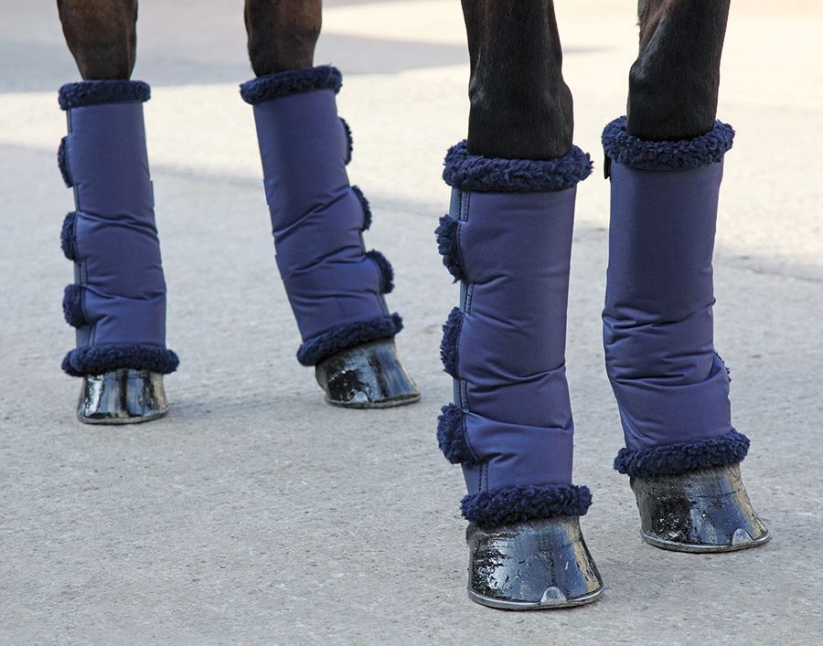 Shires Short Fleece Lined Travel Boots - Just Horse Riders