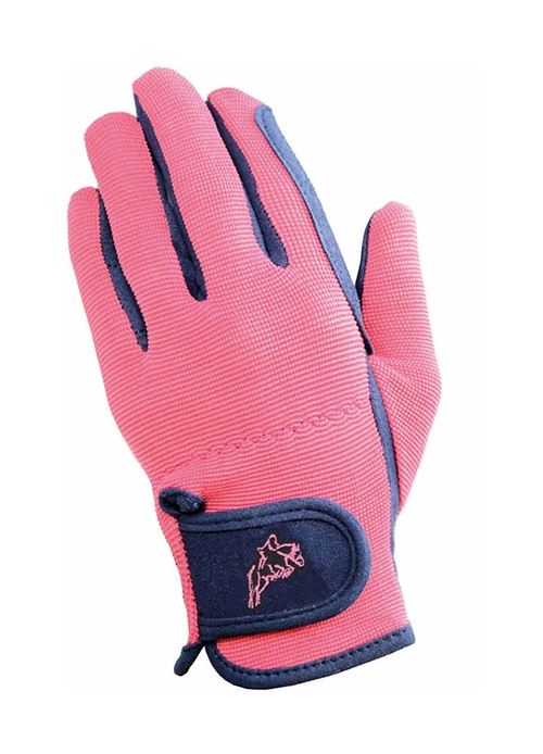 Hy5 Childrens Every Day Two Tone Riding Gloves - Just Horse Riders