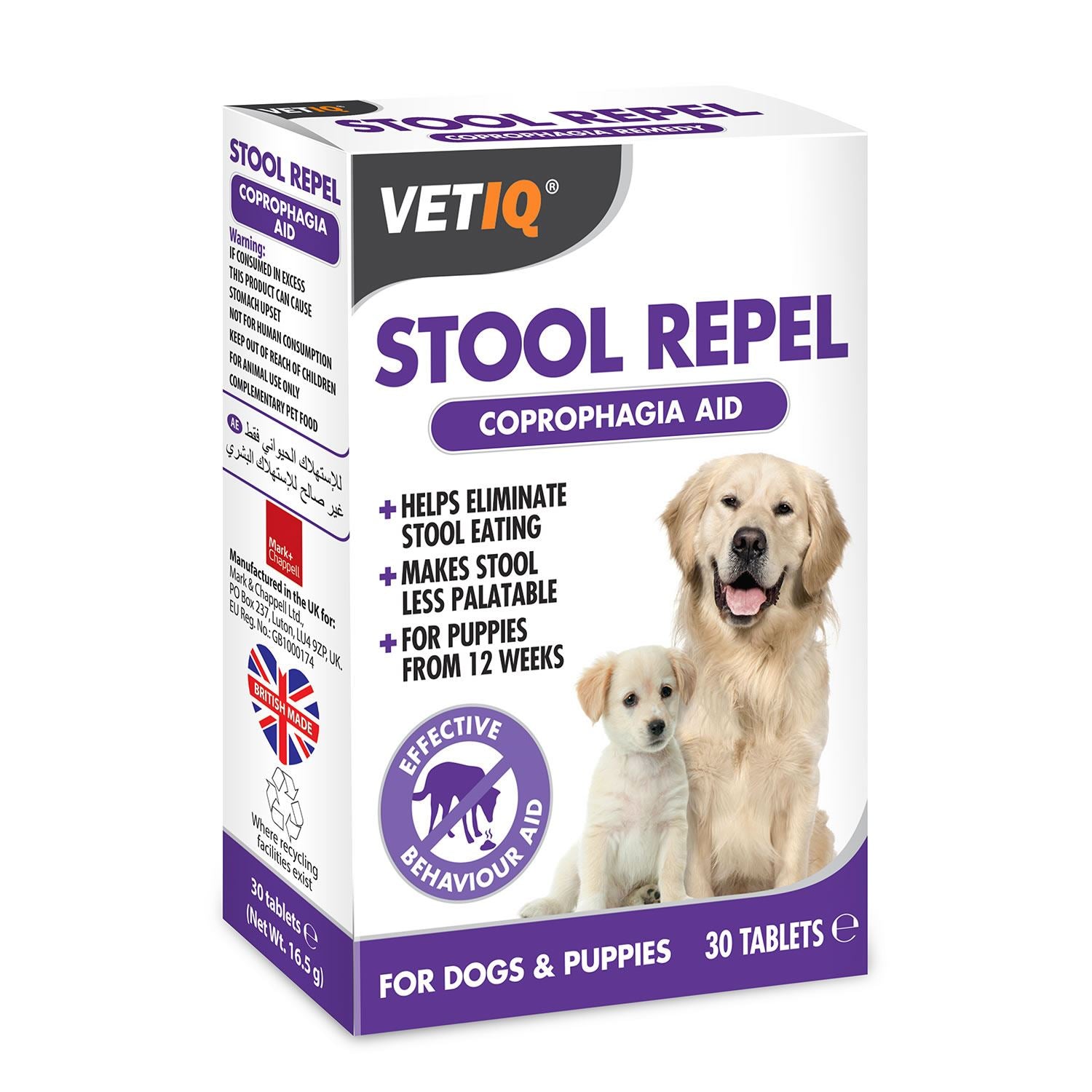 Vetiq Stool Repel Tablets For Dogs & Puppies - Just Horse Riders