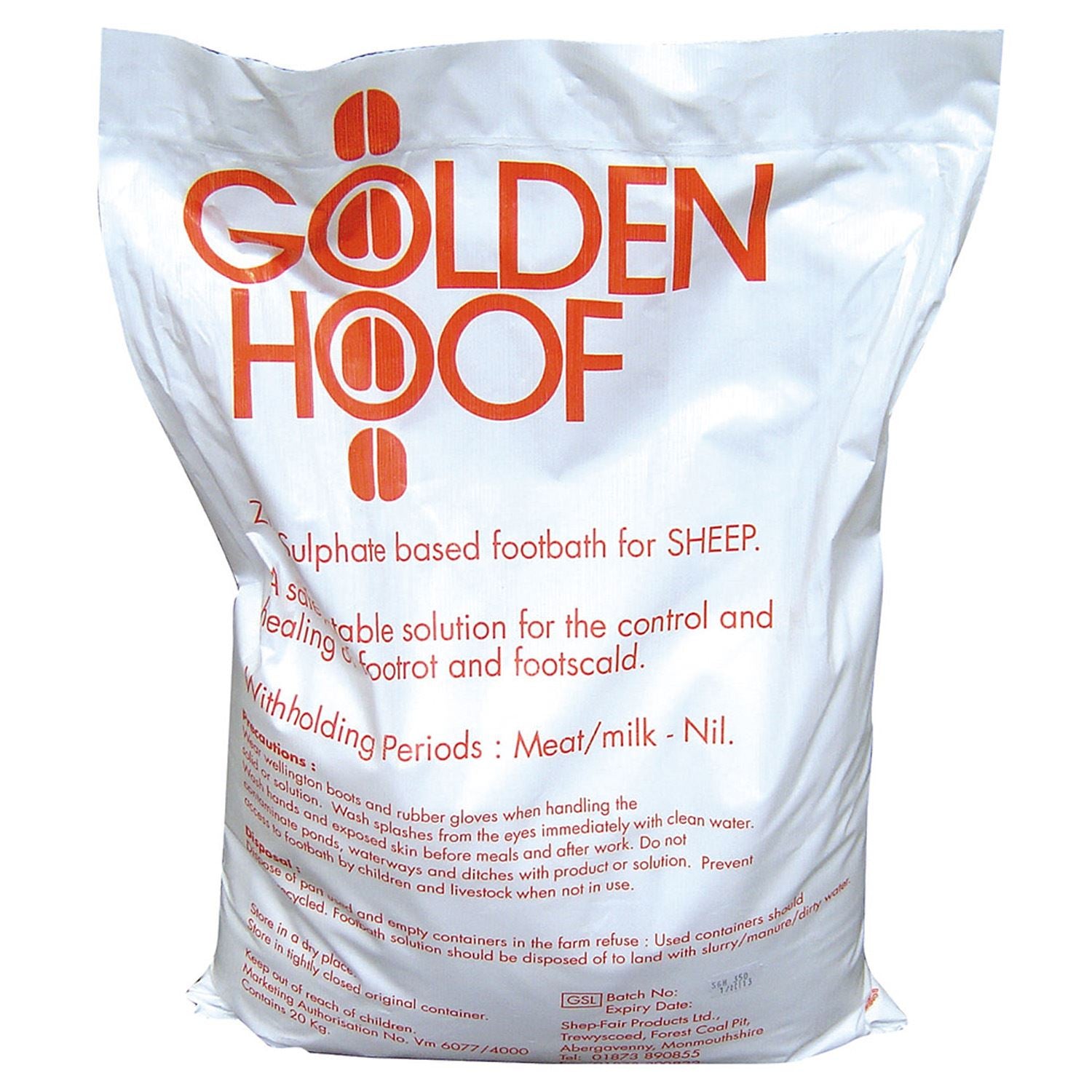 Shep Fair Golden Hoof Zinc Sulphate - Just Horse Riders