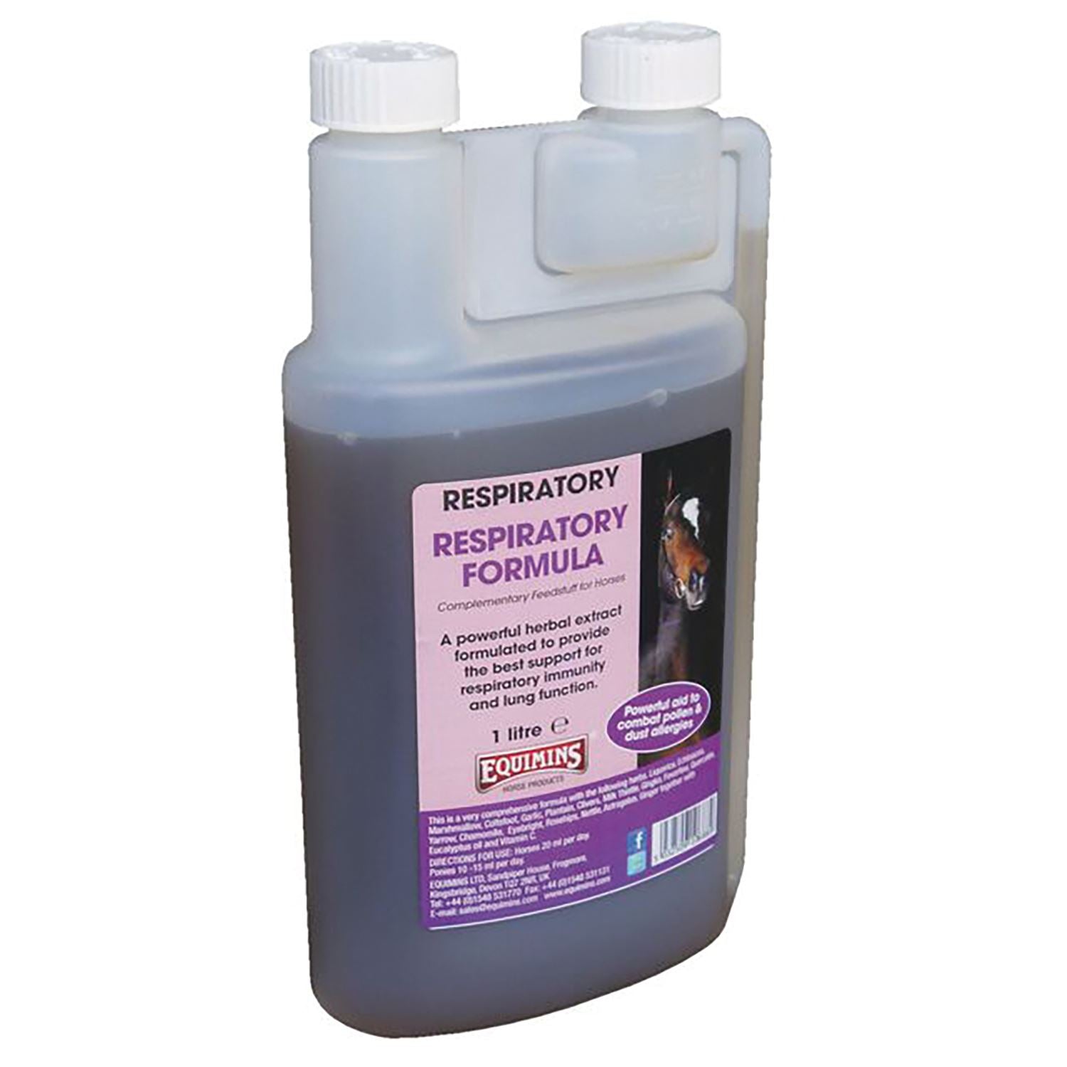 Equimins Respiratory Formula for dust and pollen allergies in horses