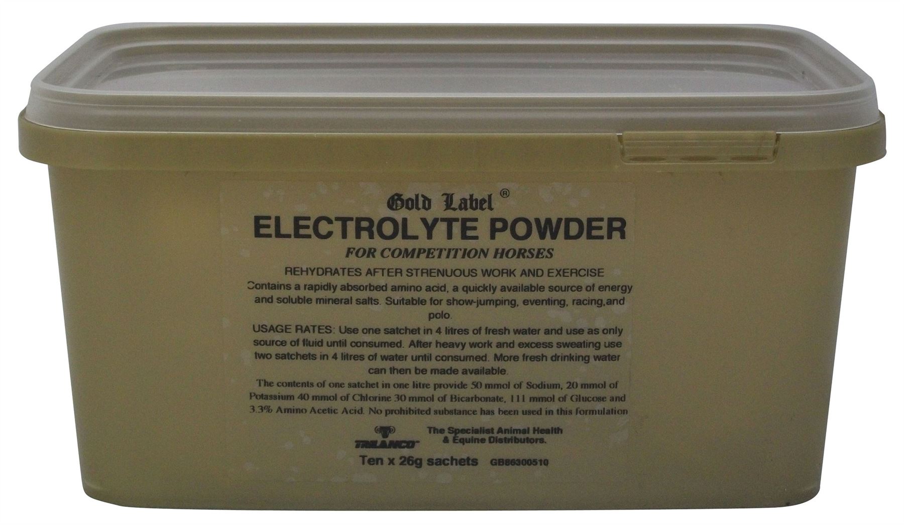 Gold Label Electrolytes - Just Horse Riders