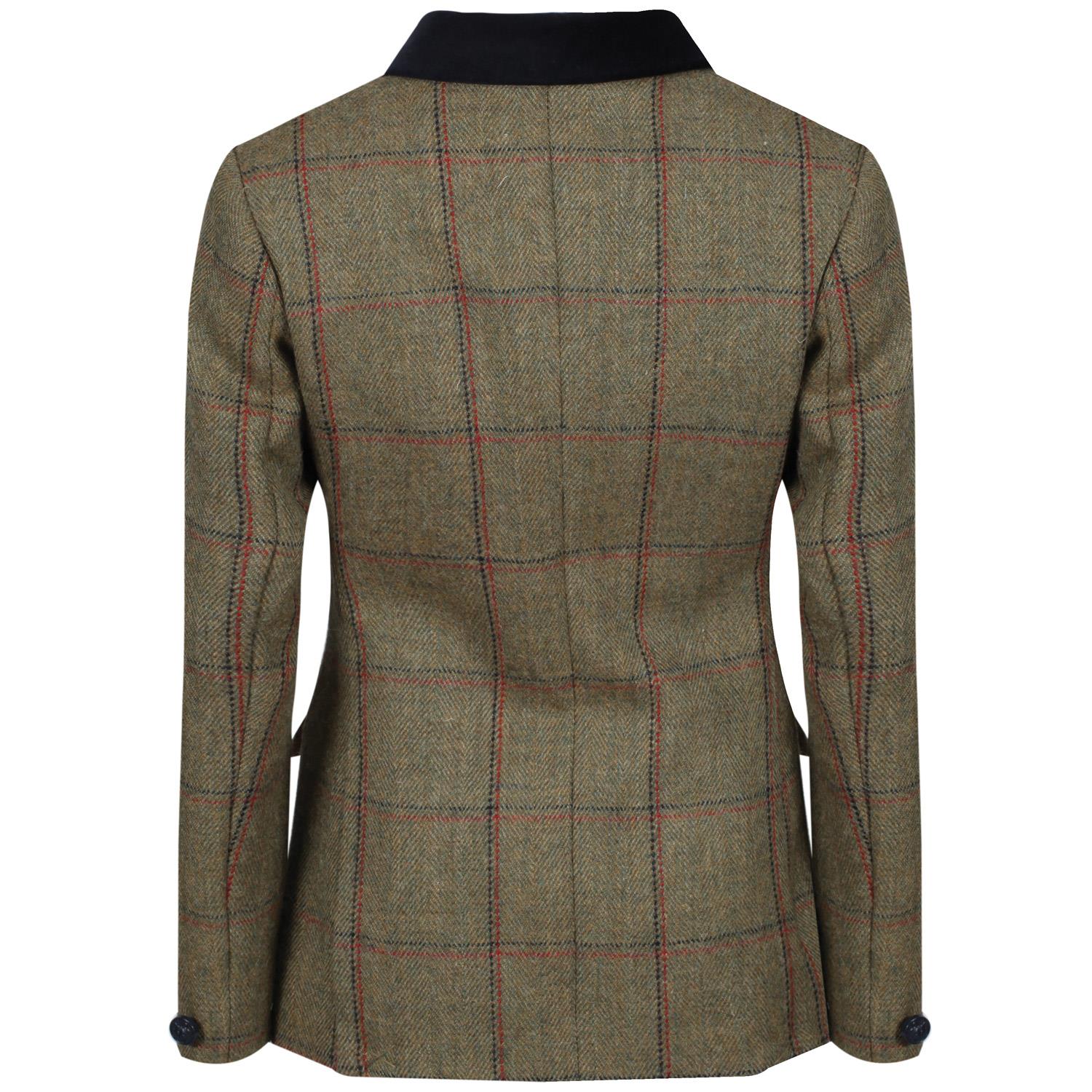 Equetech Maids Launton Deluxe Tweed Riding Jacket - Just Horse Riders