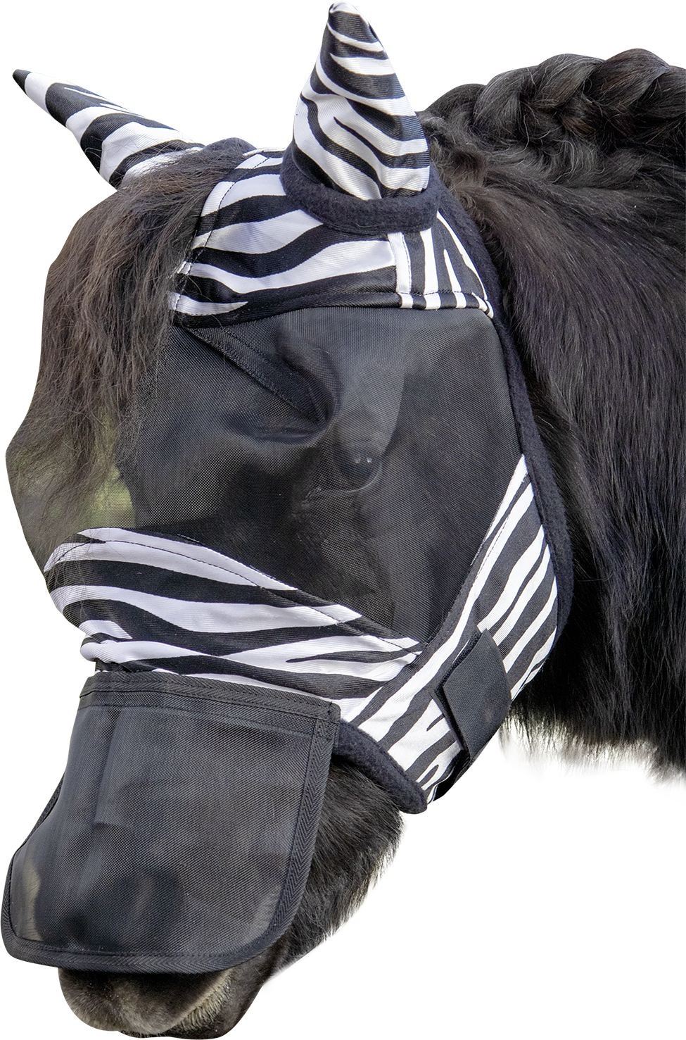 HKM Antifly Mask Zebra Shetty - Just Horse Riders