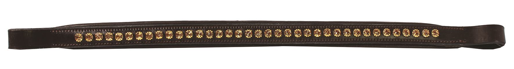 JHL Topaz Diamante Padded Browband - Just Horse Riders