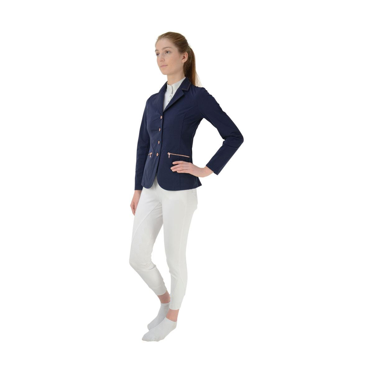 HyFASHION Rosalind Rose Gold Competition Jacket - Just Horse Riders