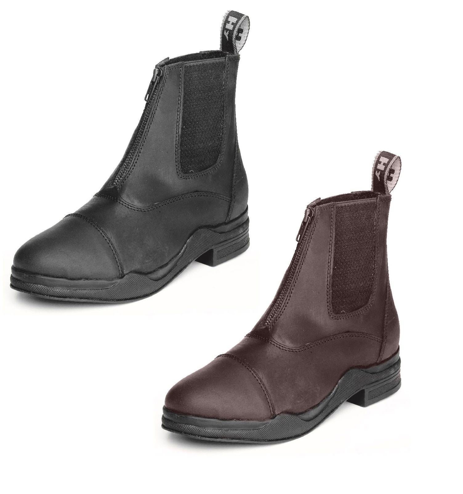 HyLAND Wax Leather Zip Boot - Just Horse Riders