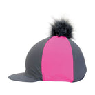 Hy Equestrian Hat Cover with Faux Fur Pom Pom - Just Horse Riders