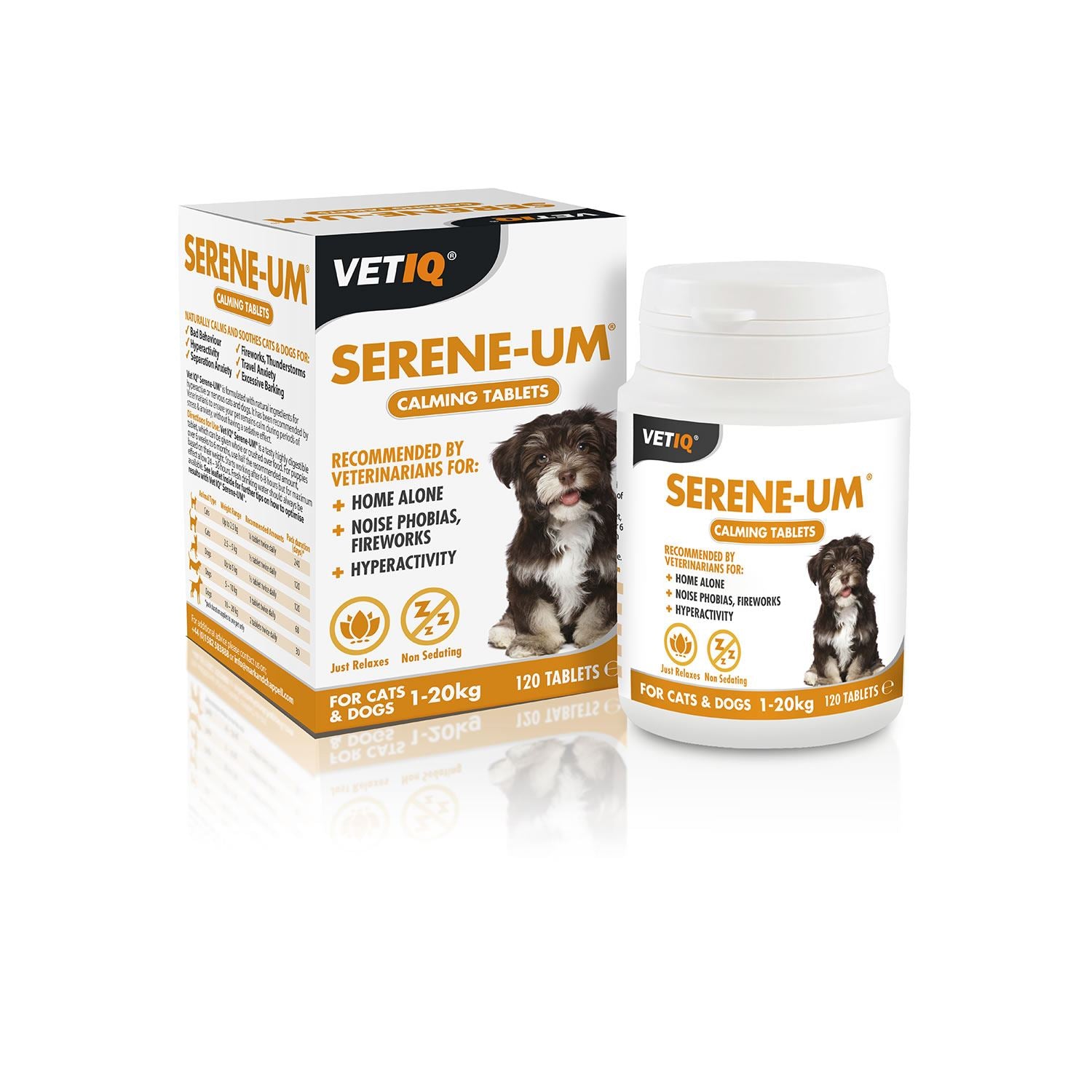 Vetiq Serene-Um Calming Tablets For Cats & Dogs 1-20Kg - Just Horse Riders