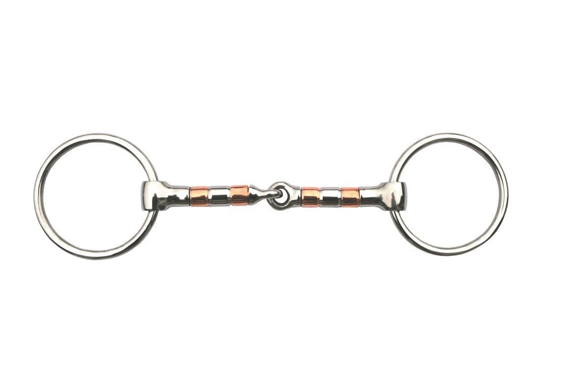 JHLPS Loose-ring Snaffle with Lozenge - Just Horse Riders