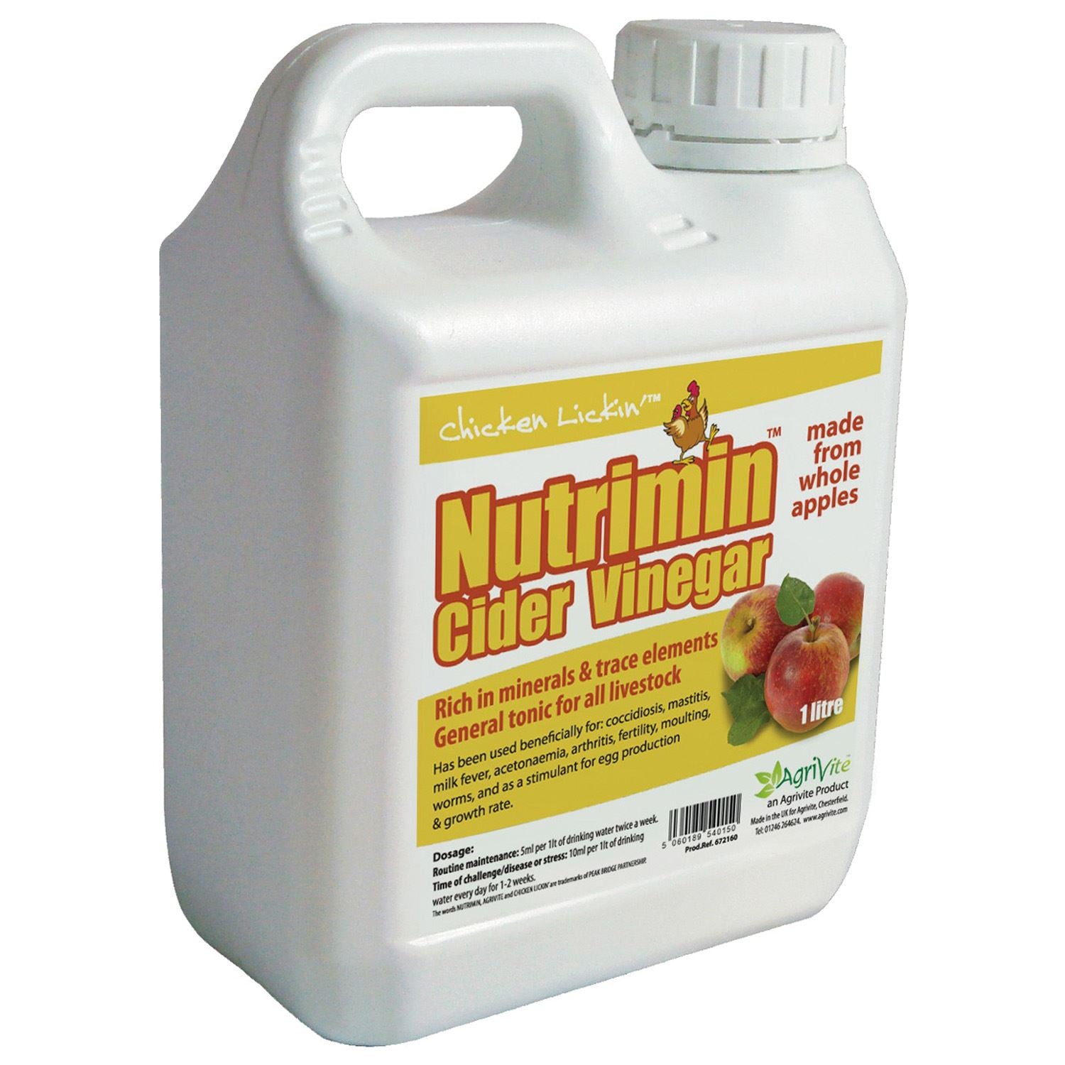 Tusk Agrivite Nutrimin Cider Apple Vinegar - Just Horse Riders