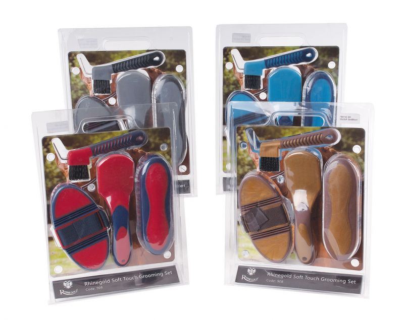 Rhinegold Soft Touch Grooming Blister Pack - Just Horse Riders