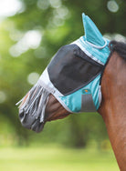 Shires Deluxe Fly Mask with Nose Fringe - Just Horse Riders