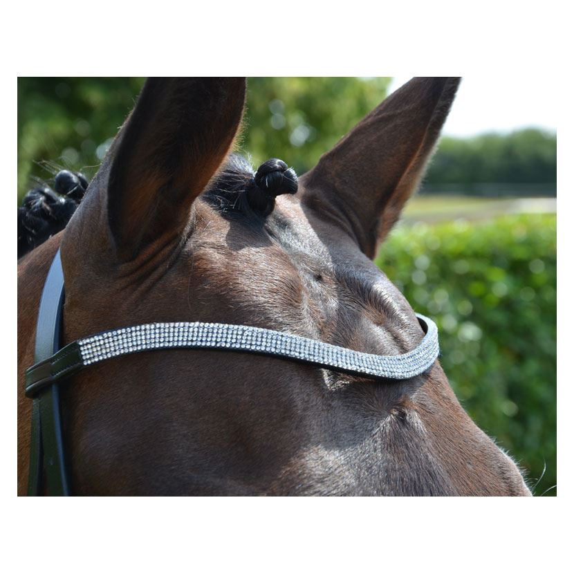 Hy Diamond Flash Bridle with Rubber Reins - Just Horse Riders