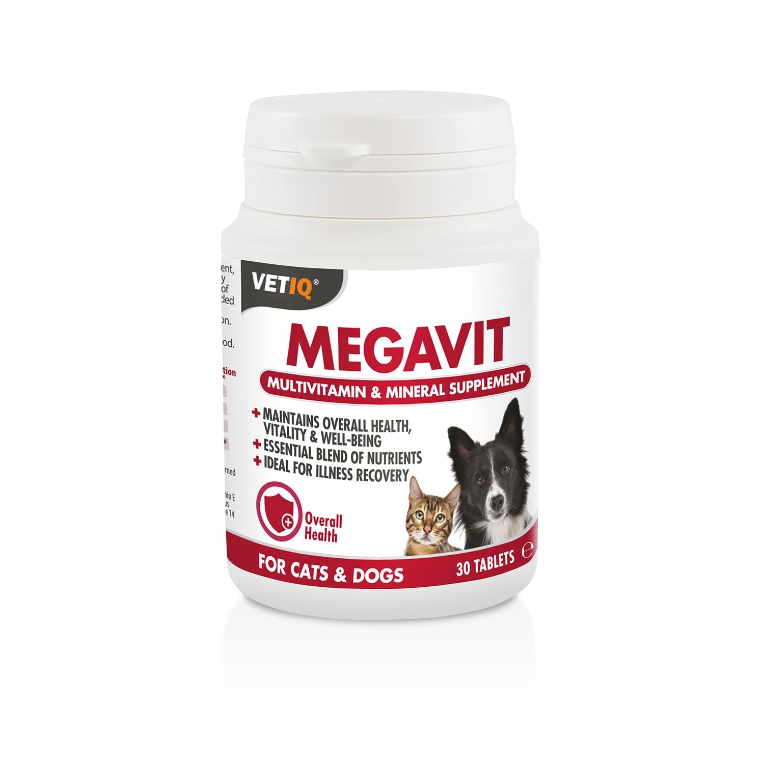 Vetiq Megavit Tablets For Cats & Dogs - Just Horse Riders