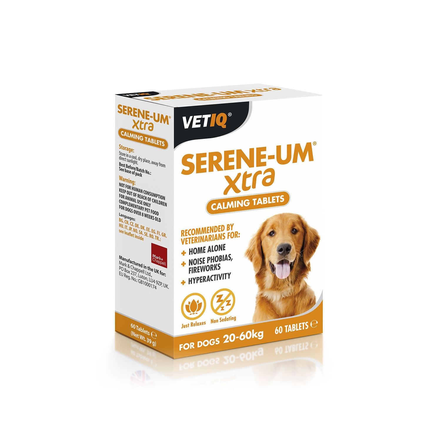 Vetiq Serene-Um Xtra Calming Tablets For Dogs 20-60Kg - Just Horse Riders