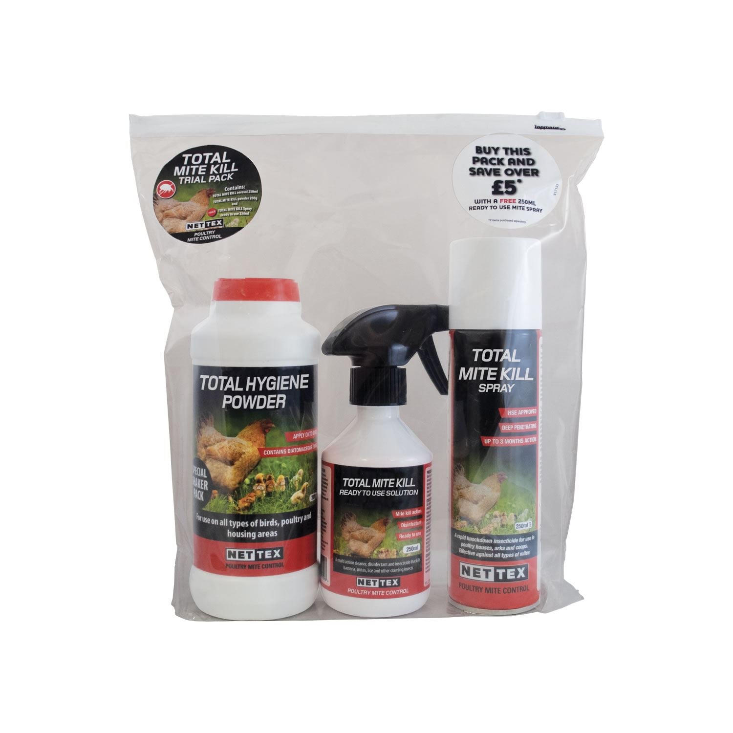 Nettex Total Hygiene Trial Pack - Just Horse Riders