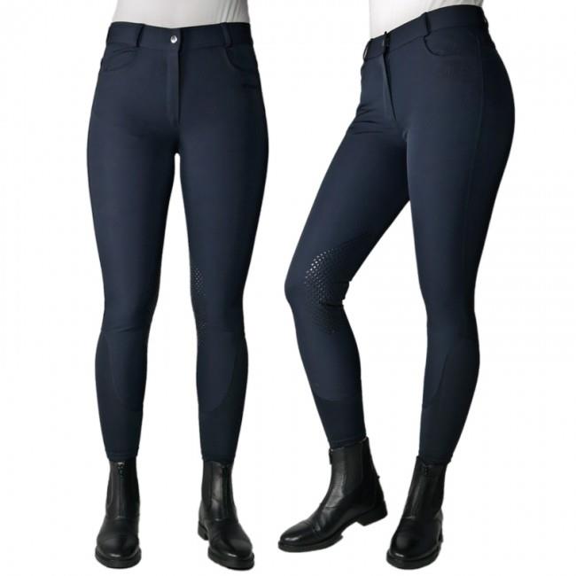 John Whitaker Clayton Ladies Grip Knee Breech with high performance fabric and shape enhancing style