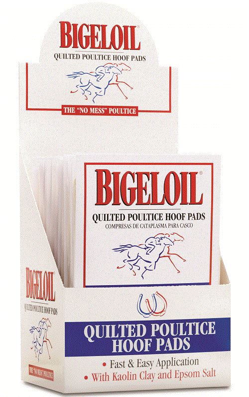 Absorbine Bigeloil Quilted Poultice Hoof Pad - Just Horse Riders