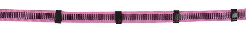 HKM Reins, Interwoven With Rubber Colour - Just Horse Riders