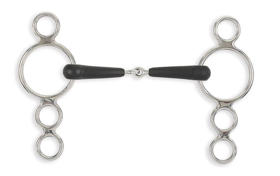Shires Equikind+ Jointed 3 Ring Dutch Gag - Just Horse Riders