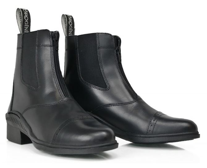 Brogini Tivoli Zipped Boot Adults - Hand-crafted Leather with Anti-slip Grip