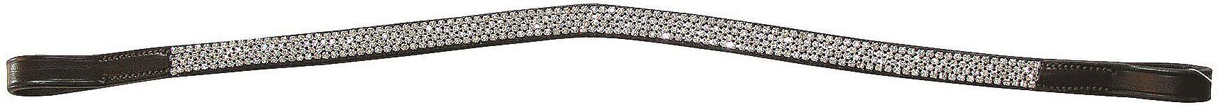 JHL Curved Diamante Browband - Just Horse Riders