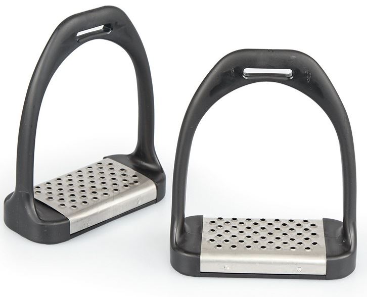 Shires Stirrup Irons With Metal Tread - Just Horse Riders