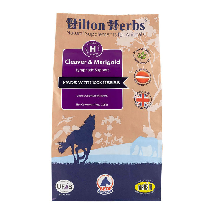 Hilton Herbs Cleaver & Marigold - The Superhero Team for Horse Health