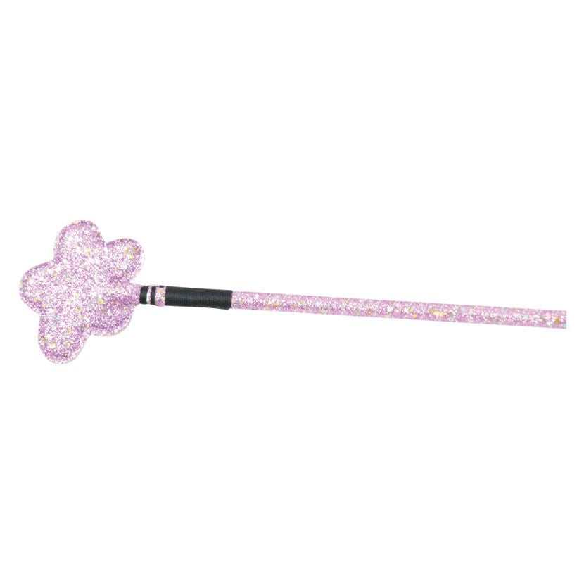 Hy Equestrian Riding Whip Glitter Flower - Just Horse Riders