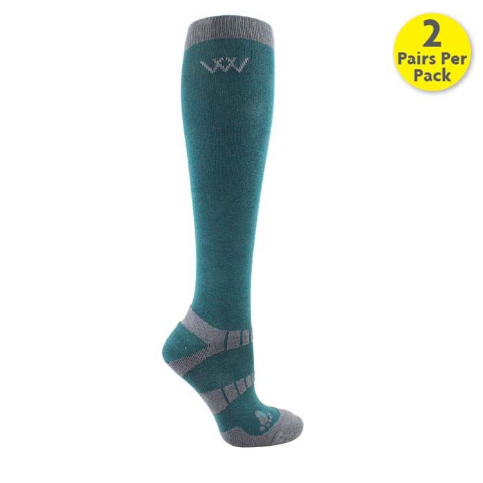 Woof Wear Long Bamboo Waffle Riding Sock - Just Horse Riders