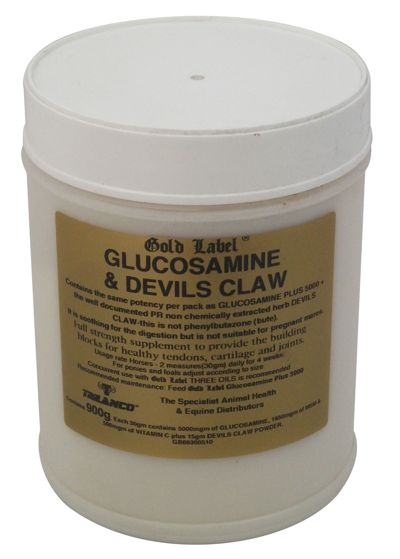 Gold Label Glucosamine & Devils Claw - Just Horse Riders