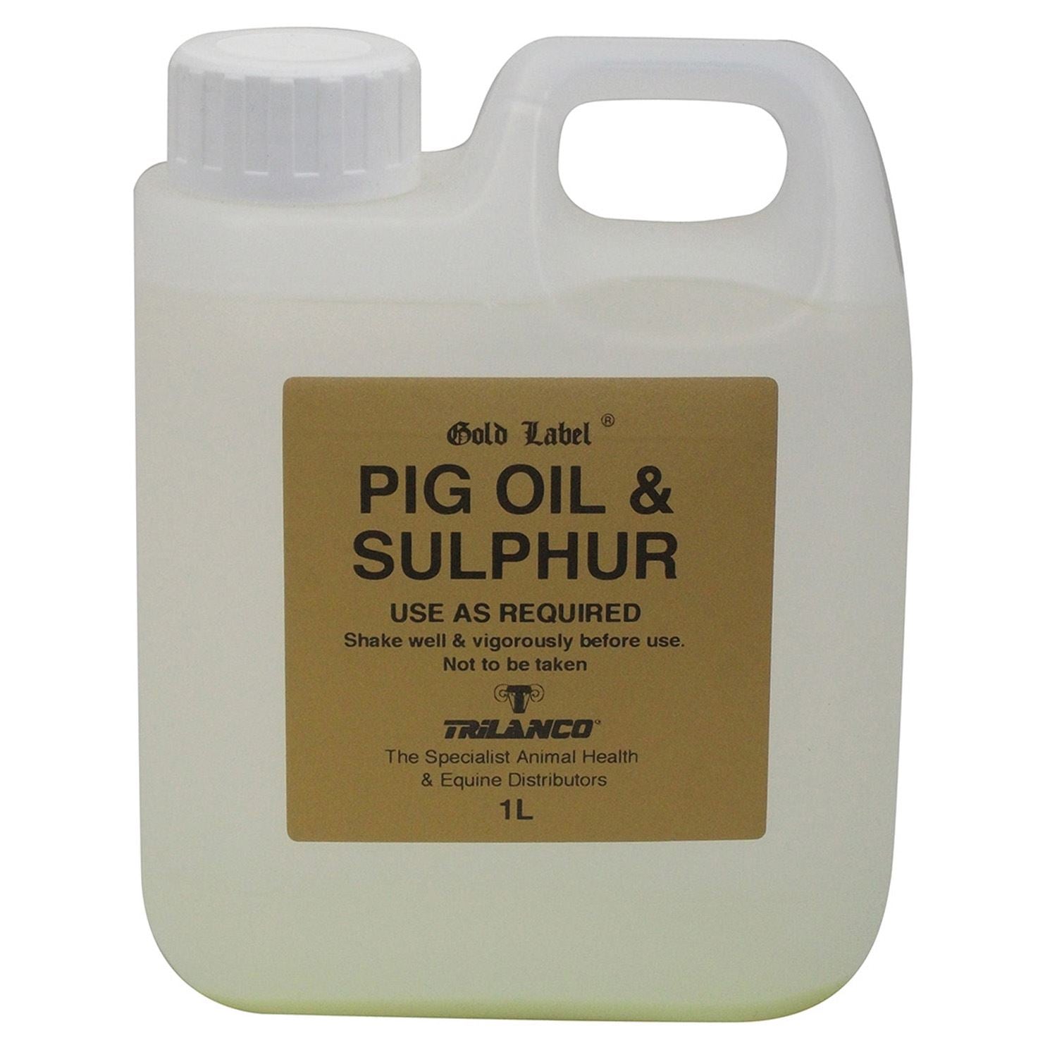 Gold Label Pig Oil & Sulphur - Just Horse Riders