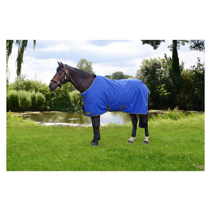 STORMX ORIGINAL 100 TURNOUT RUG in navy colour with yellow edge