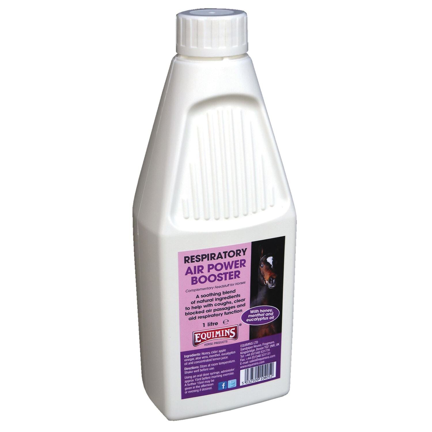 Equimins Air Power Booster with natural ingredients for horses