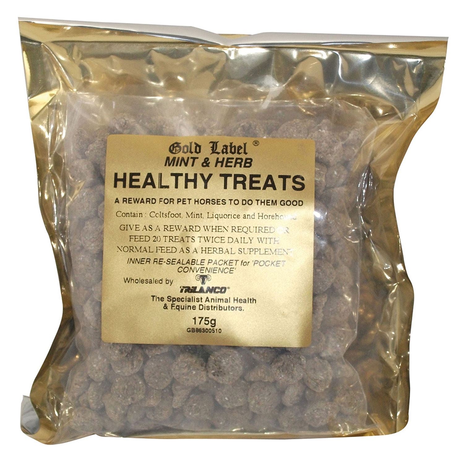 Gold Label Herbal Healthy Treats Mint/Herb - Just Horse Riders