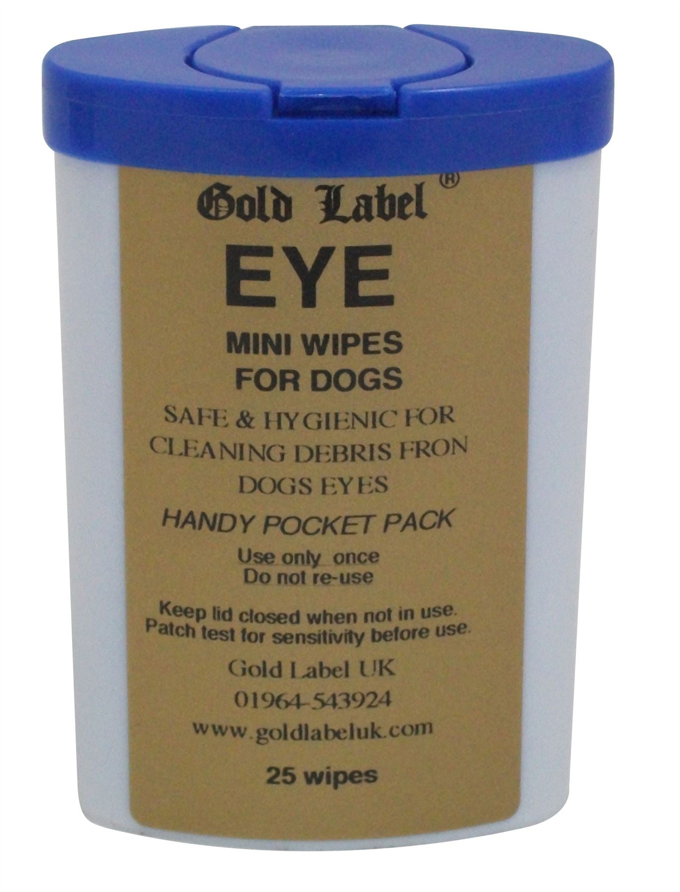 Gold Label Canine Eye Wipes - Just Horse Riders