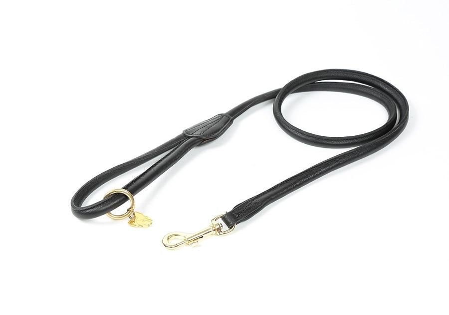 Shires Digby & Fox Rolled Leather Dog Lead - Just Horse Riders