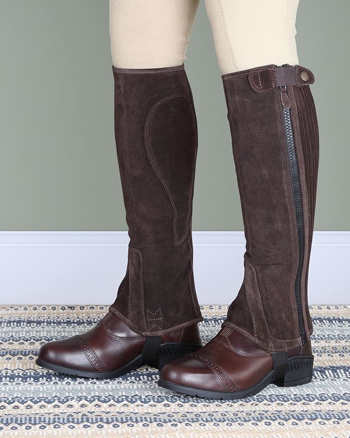 Shires Moretta Suede Half Chaps - Adult - Just Horse Riders
