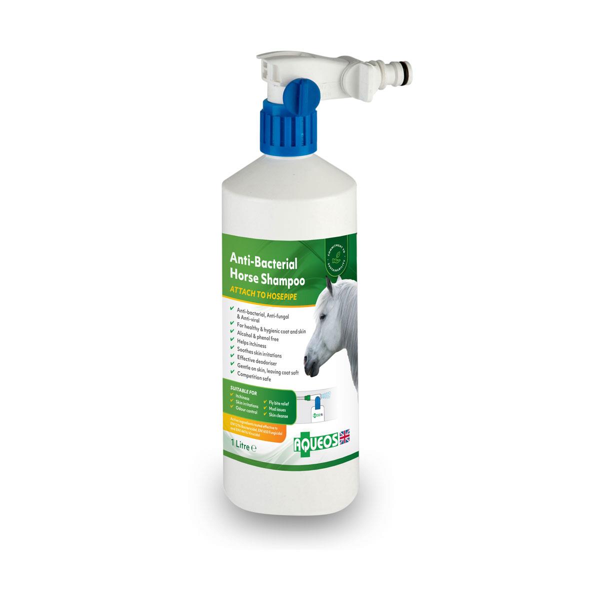 Aqueos Anti-Bacterial Horse Shampoo - Just Horse Riders