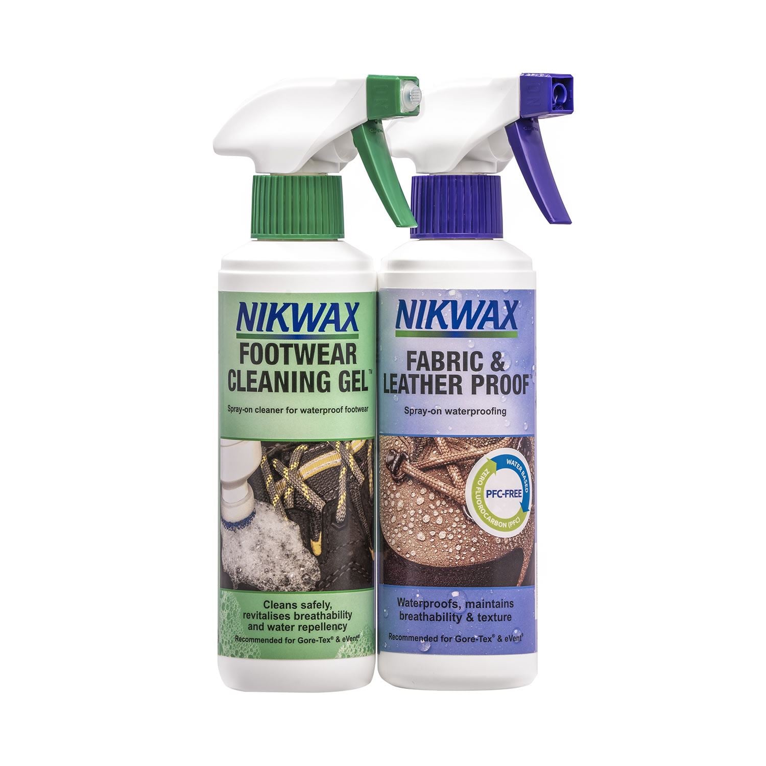 Nikwax Footwear Cleaning Gel/Fabric & Leather Proof Spray - Just Horse Riders