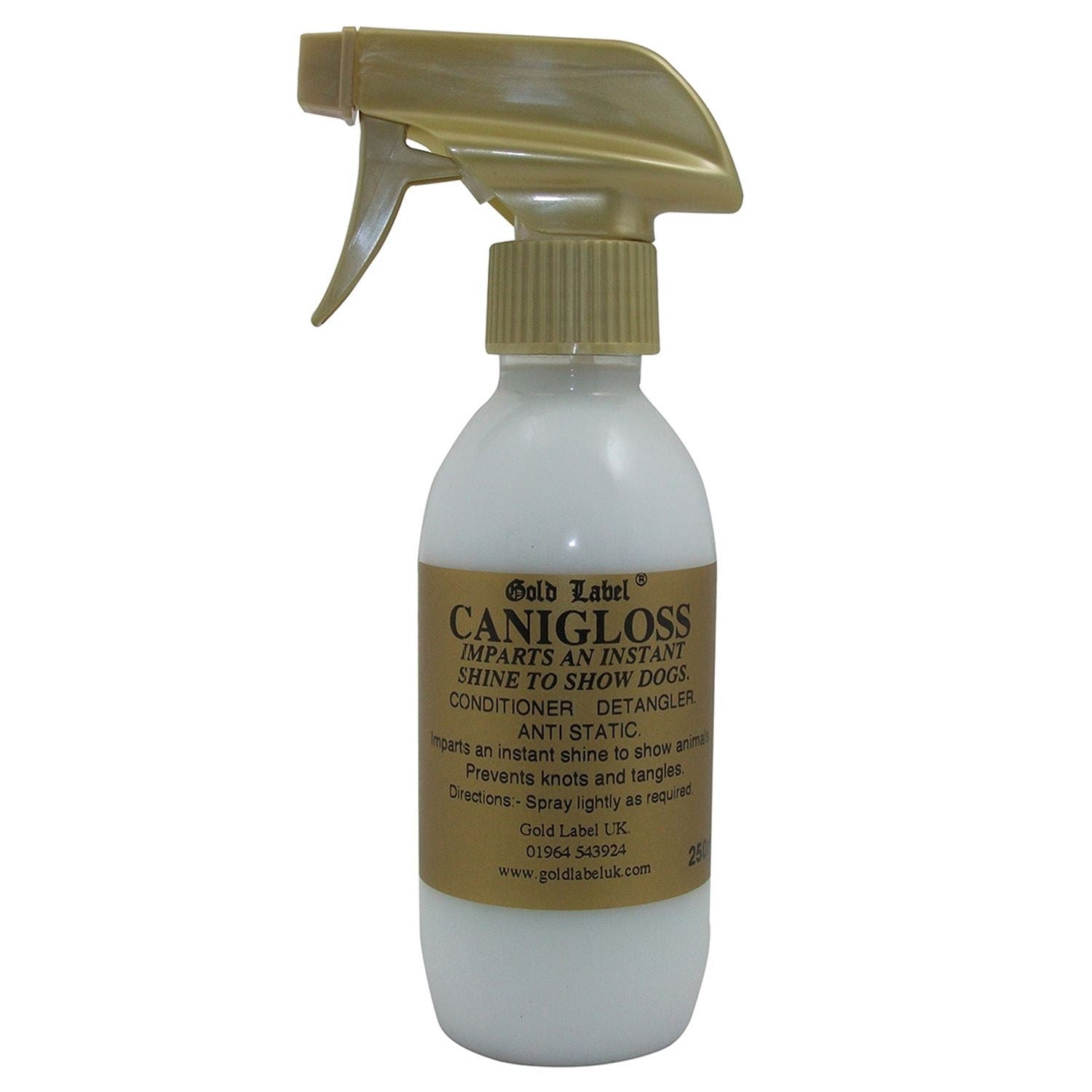 Gold Label Canigloss Spray - Just Horse Riders