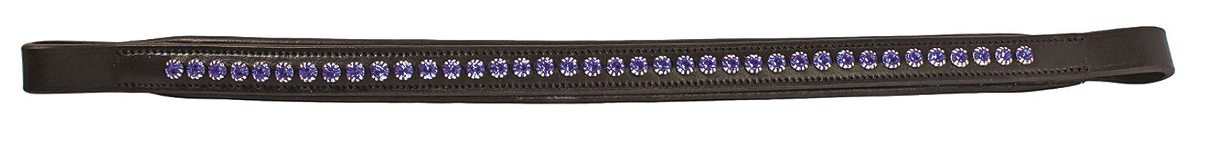 JHL Browband Padded Diamante - Just Horse Riders