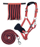 HKM Head Collar Set With Snap Hook & Fly Fringe - Just Horse Riders