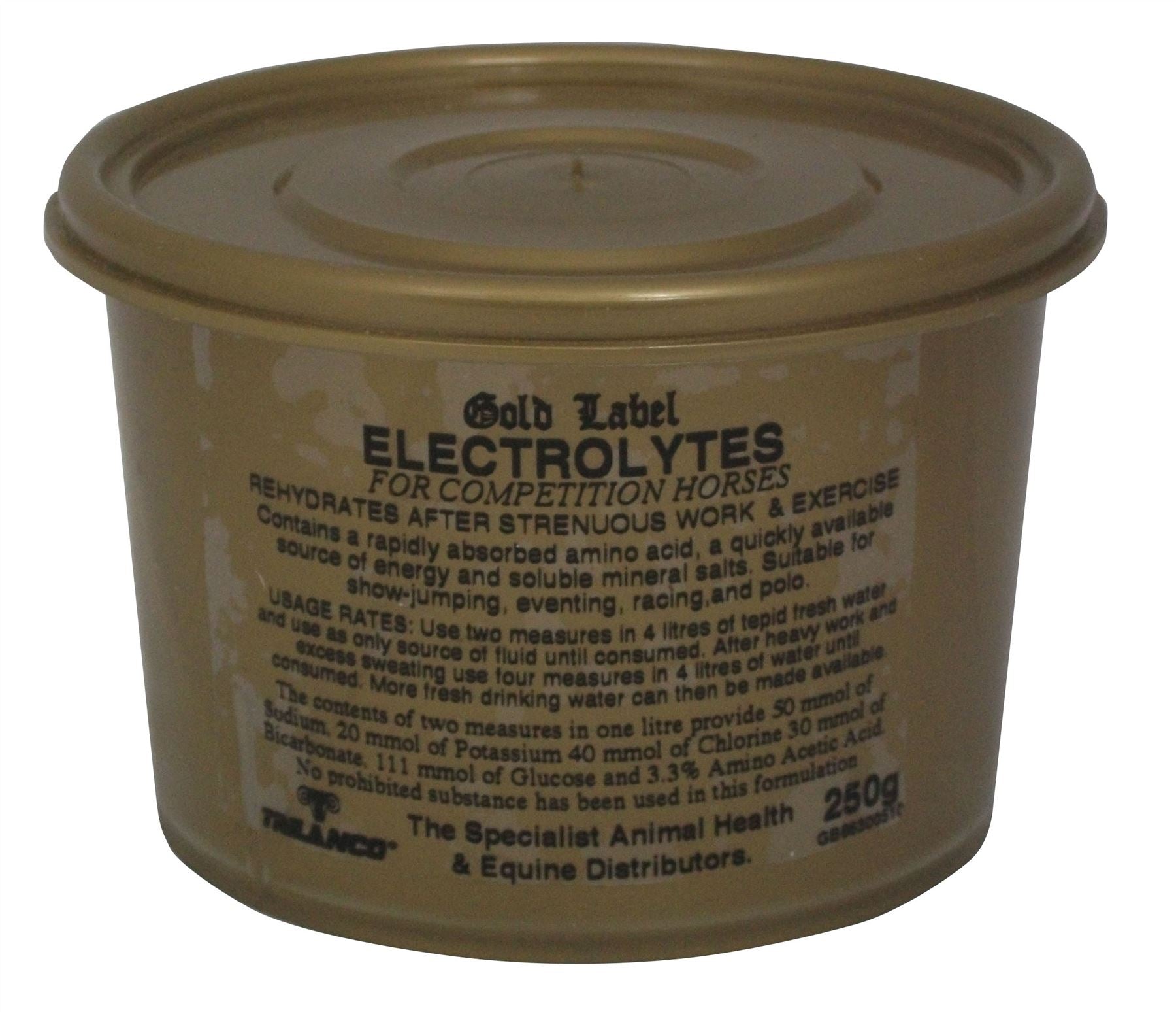 Gold Label Electrolytes - Just Horse Riders