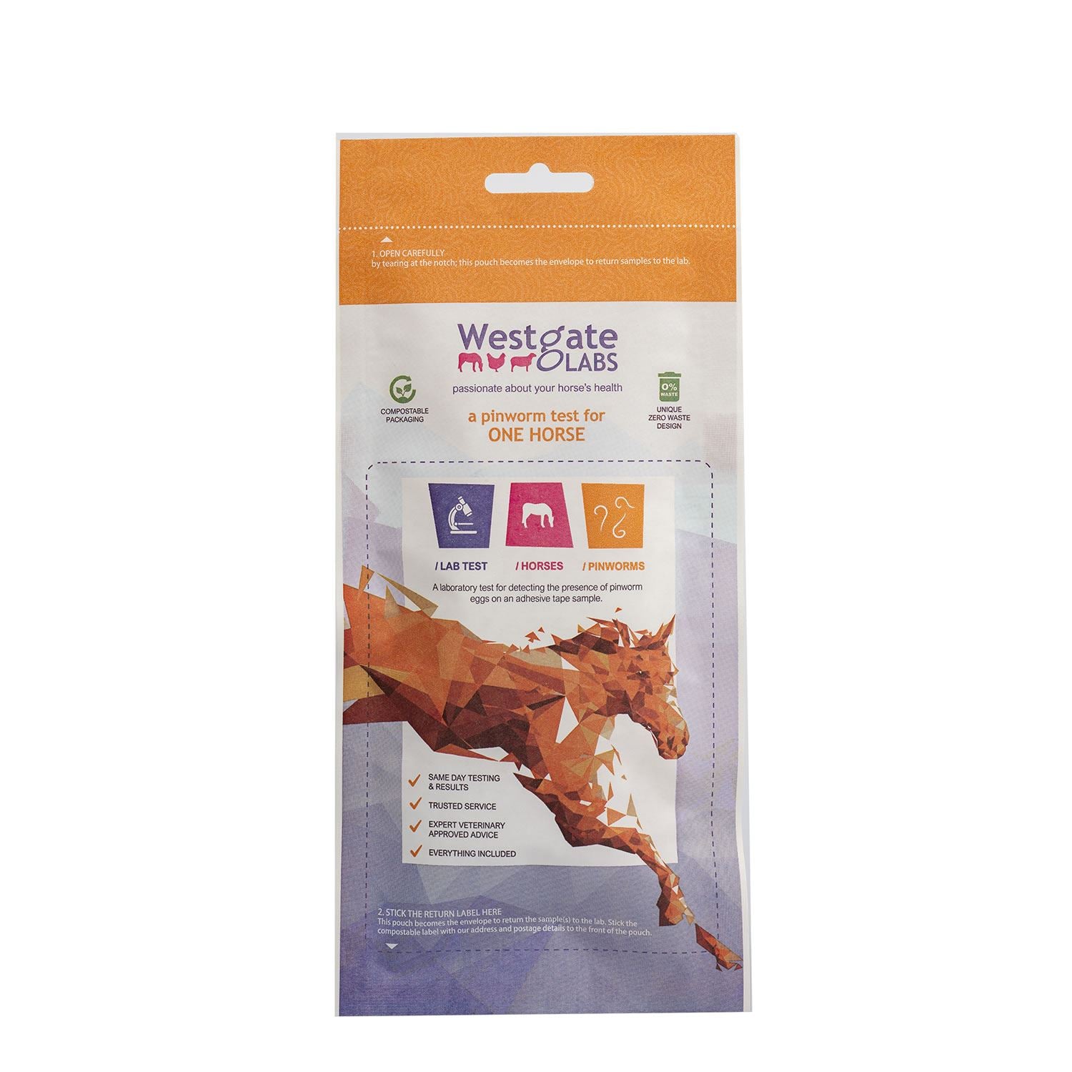 Westgate Laboratories Pinworm Test Kit - Just Horse Riders