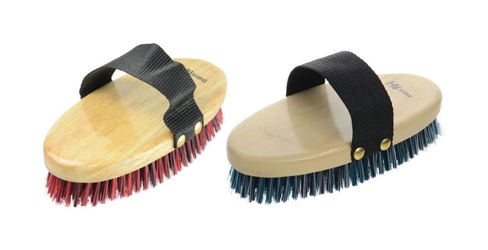 HySHINE Natural Wooden Body Brush - Just Horse Riders